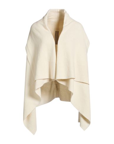 Rick Owens Woman Cardigan Ivory Size L Alpaca Wool, Polyamide, Wool, Elastane In White