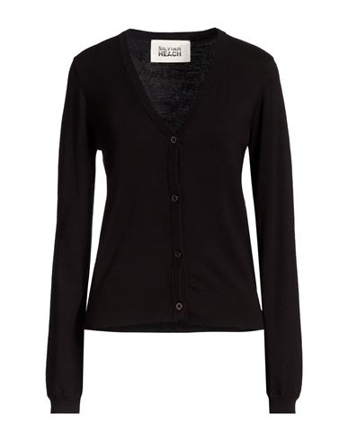 Silvian Heach Woman Cardigan Black Size Xs Viscose, Polyester