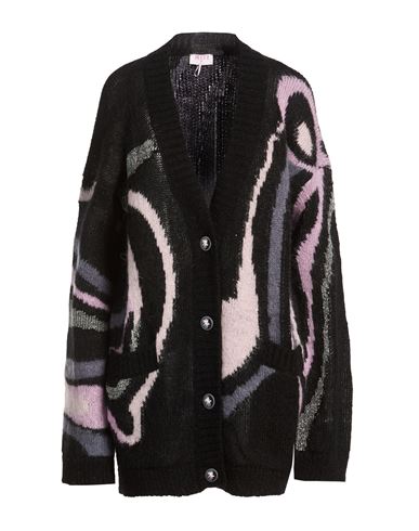 Pucci Woman Cardigan Black Size Xs Mohair Wool, Polyamide, Viscose, Wool
