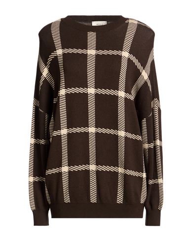 Pullover Damen Dunkelbraun ONESIZE Damen
