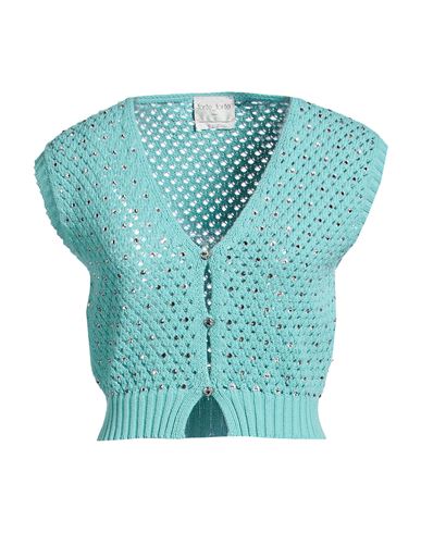 Forte Forte Forte_forte Woman Cardigan Turquoise Size 3 Cotton In Blue