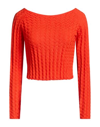 Pullover Damen Orange M Damen