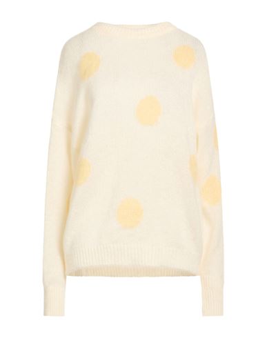 Vicolo Woman Turtleneck Ivory Size Onesize Acrylic, Mohair Wool, Polyamide In Neutral