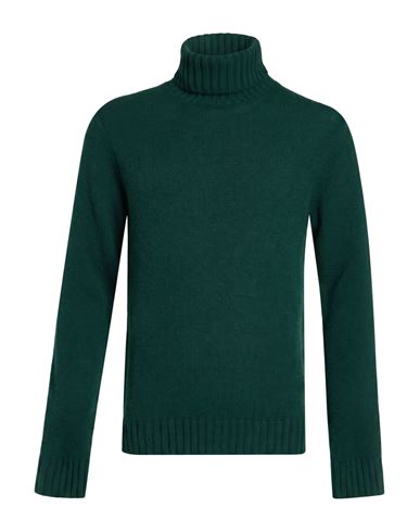 Roda Man Turtleneck Dark Green Size S Virgin Wool