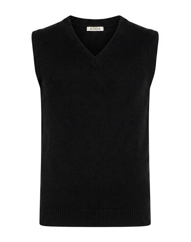 Roda Man Sweater Black Size L Wool