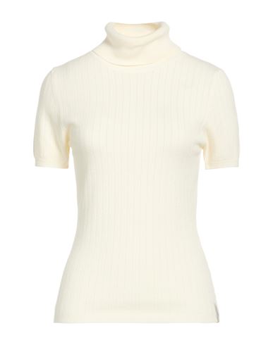 Rollkragenpullover Damen Elfenbein M Damen