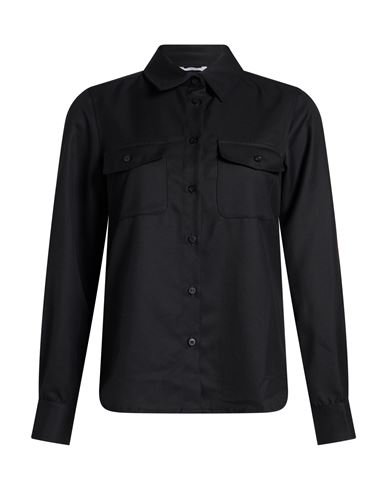 Cruna Woman Shirt Black Size 10 Polyester, Viscose