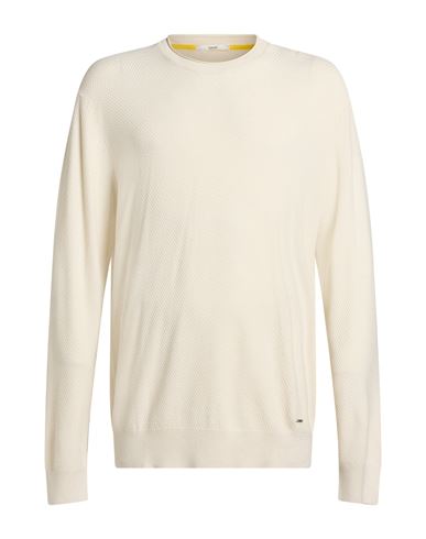 Gaudì Man Sweater Ivory Size Xxl Viscose, Polyamide In White