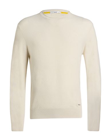 Gaudì Man Sweater Cream Size Xl Viscose, Polyamide In White
