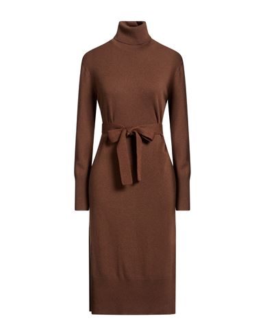Vestido midi Mujer Marrón claro L,M,XL Mujer