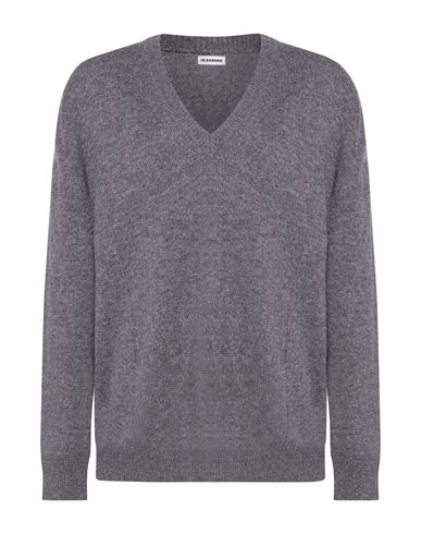 Jil Sander Woman Sweater Grey Size 2 Wool, Cashmere