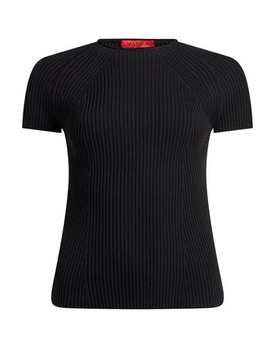 Max & Co . Woman Sweater Black Size S Cotton, Viscose