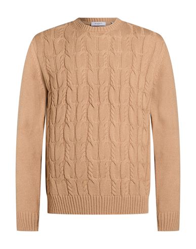 Markup Man Sweater Light Brown Size L Acrylic, Wool