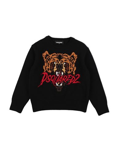 Dsquared2 Babies'  Toddler Sweater Black Size 6 Wool, Cotton, Nylon