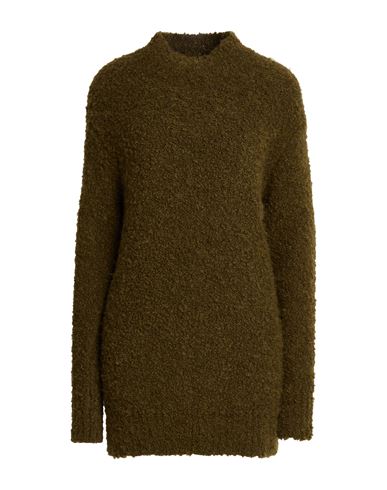 Giuseppe Di Morabito Woman Turtleneck Military Green Size S Alpaca Wool, Wool, Polyamide