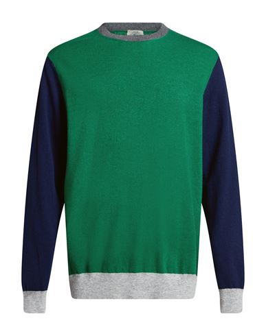 Mqj Man Sweater Green Size 42 Polyamide, Wool, Viscose, Cashmere