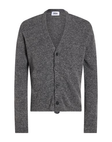 Alpha Studio Man Cardigan Grey Size 44 Virgin Wool, Polyamide In Gray