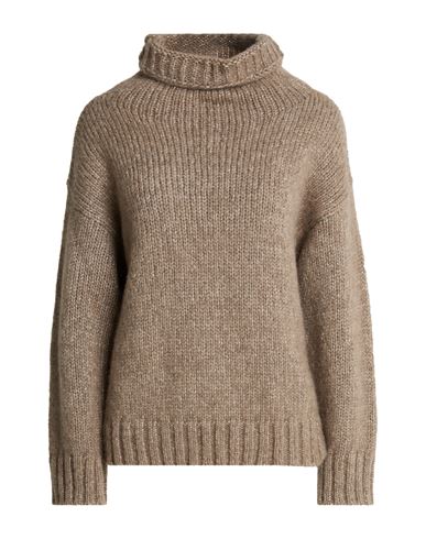 Rollkragenpullover Damen Hellbraun 34,36,38,40 Damen
