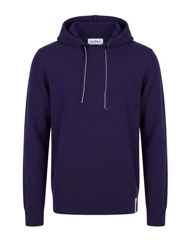 Alpha Studio Man Sweater Midnight Blue Size 44 Geelong Wool