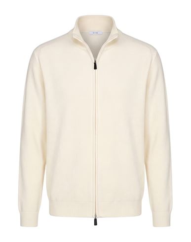 Seinse Man Cardigan Cream Size Xl Viscose, Nylon In White