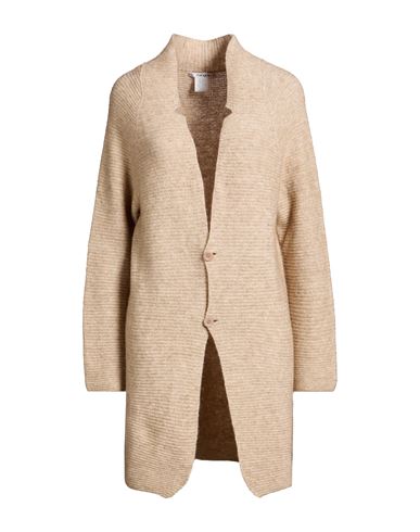 Kangra Cashmere Kangra Woman Cardigan Sand Size 6 Cotton, Alpaca Wool, Polyamide, Wool, Elastane In Brown