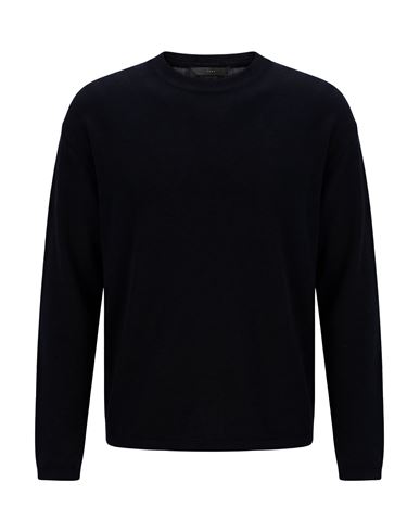 Hevo Hevò Man Sweater Navy Size Xxl Virgin Wool, Acrylic In Blue