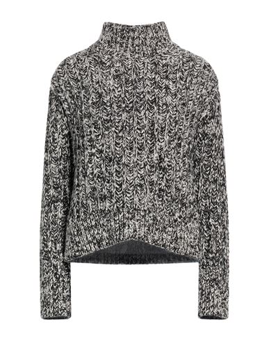 Moschino Jeans Woman Turtleneck Black Size M Polyamide, Wool, Viscose