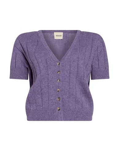 Khaite Woman Cardigan Purple Size L Cashmere