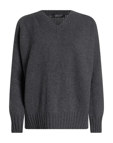 Aragona Woman Sweater Charcoal Size 2 Cashmere In Grey