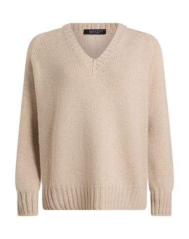 Aragona Woman Sweater Beige Size 2 Cashmere