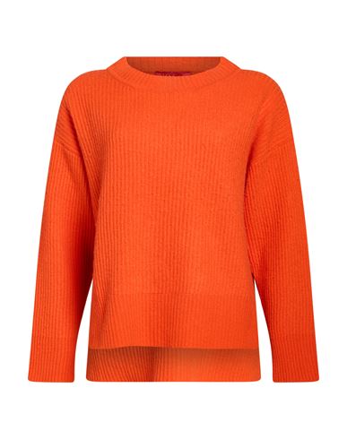 Max & Co . Woman Sweater Orange Size L Wool, Polyamide