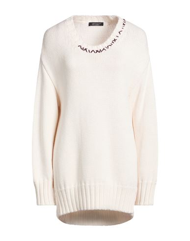 Aragona Woman Sweater Off White Size 6 Merino Wool