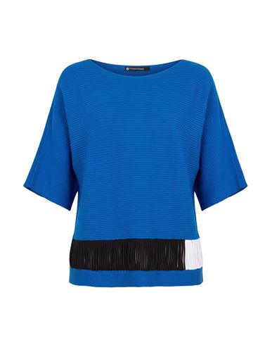 Pierantonio Gaspari Woman Sweater Blue Size 8 Cotton