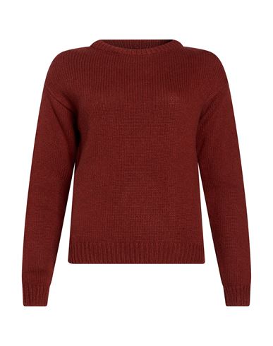 Aragona Woman Sweater Brick Size 6 Cashmere In Red