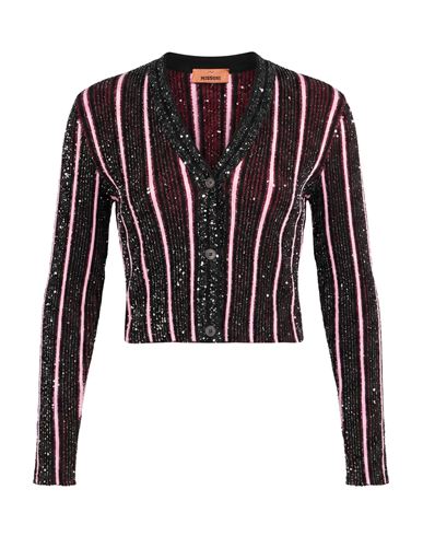 Missoni Woman Cardigan Black Size 0 Viscose, Polyester, Polyamide