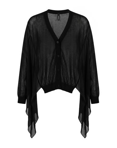 Pierantonio Gaspari Woman Cardigan Black Size 8 Viscose, Polyamide