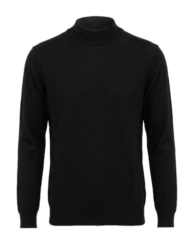 Manuel Ritz Man Turtleneck Black Size S Virgin Wool