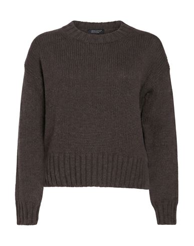 Aragona Woman Sweater Brown Size 2 Cashmere