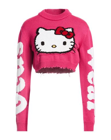 GCDS Pullover Damen Fuchsia S Damen