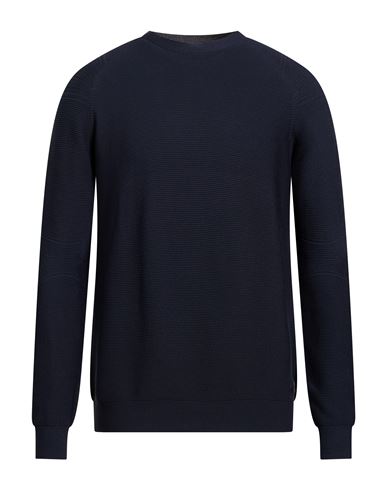 Alphatauri Man Sweater Midnight Blue Size Xxl Polyamide