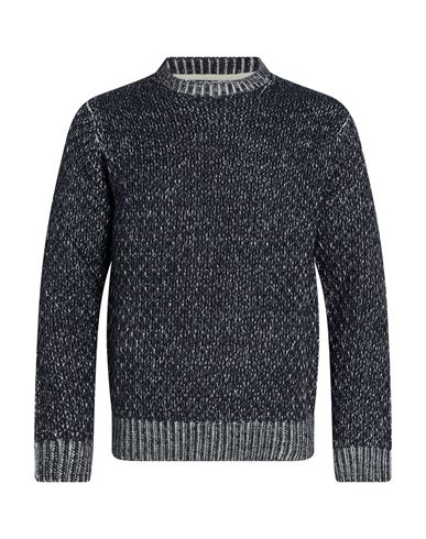 Seinse Man Sweater Blue Size S Acrylic, Merino Wool