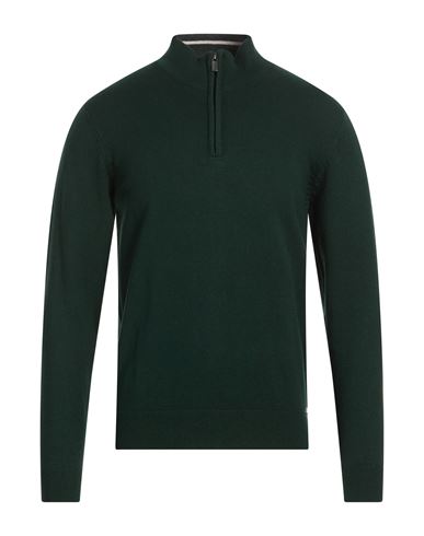 Markup Man Turtleneck Green Size M Cotton, Wool