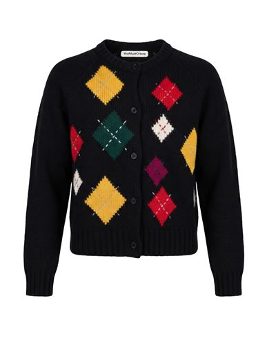 Ymc You Must Create Woman Cardigan Black Size Xs Wool, Polyamide