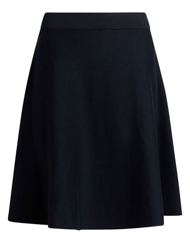 Max Mara Woman Mini Skirt Midnight Blue Size L Virgin Wool