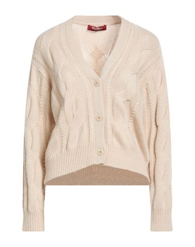 Max Mara Studio Woman Cardigan Beige Size S Wool, Cashmere