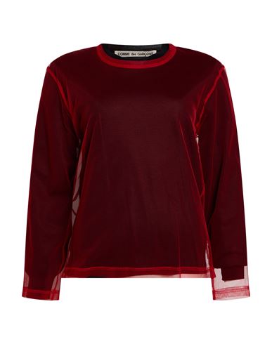 Comme Des Garçons Woman Sweater Red Size S Wool, Nylon