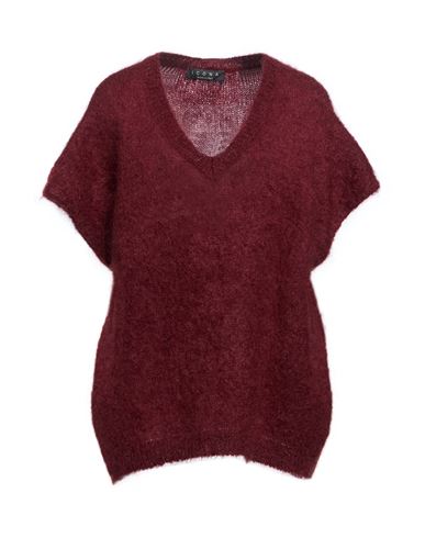 Icona By Kaos Woman Sweater Burgundy Size S Mohair Wool, Polyamide, Elastane In Red