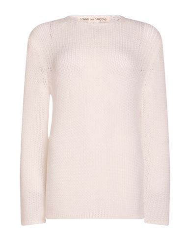 Comme Des Garçons Woman Sweater White Size M Nylon