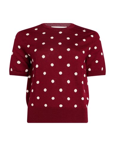 Comme Des Garçons Woman Sweater Burgundy Size M Wool In Red