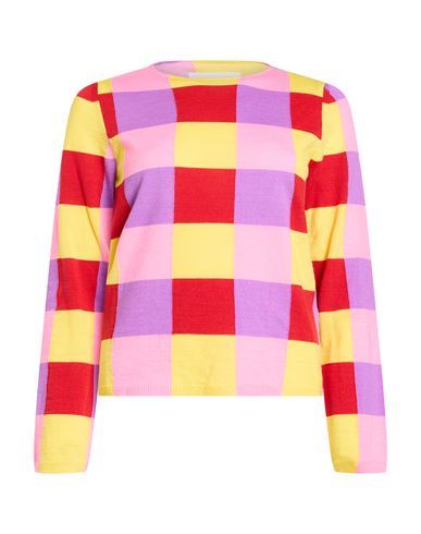 Comme Des Garçons Woman Sweater Pink Size M Acrylic, Wool